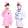1set Children Cosplay Doctor Uniform Nurse Uniform Kids Creative Pretend Toys Role Playing Doctor Toys Gift for Kids