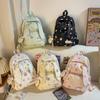 Schoolbag new schoolbag female junior high school student college student high value cute casual versatile backpack travel leisure small backpack