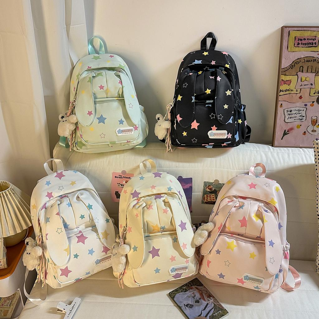 Schoolbag new schoolbag female junior high school student college student high value cute casual versatile backpack travel leisure small backpack