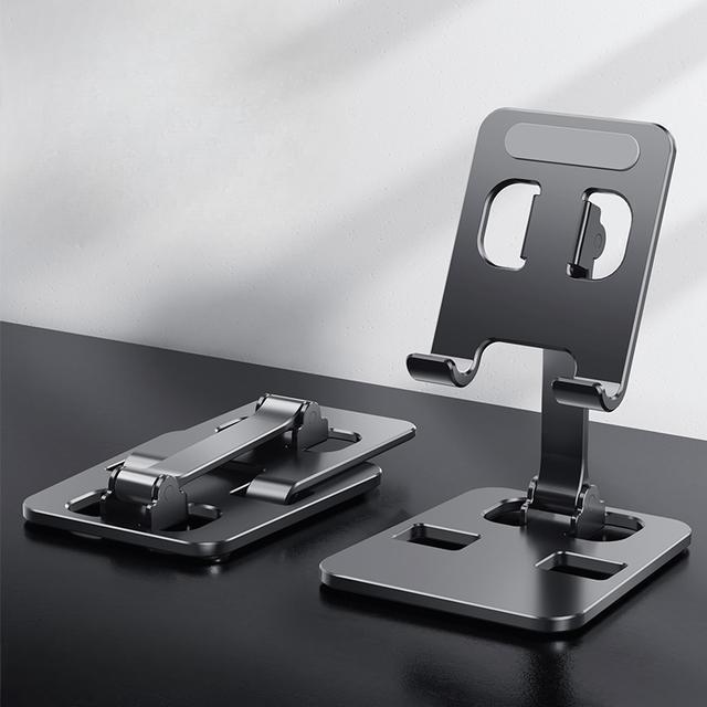 Universelle Aluminiumlegierung Tragbare Tablet-Halterung Halterung Für Verstellbar Flexibel Faltbar Lazy Desktop Live Handy Ständer