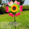 PVC Rotating Sunflower Multistyles Stake Standing Lawn Flower Pinwheel  Outdoor Party Picnic Decor