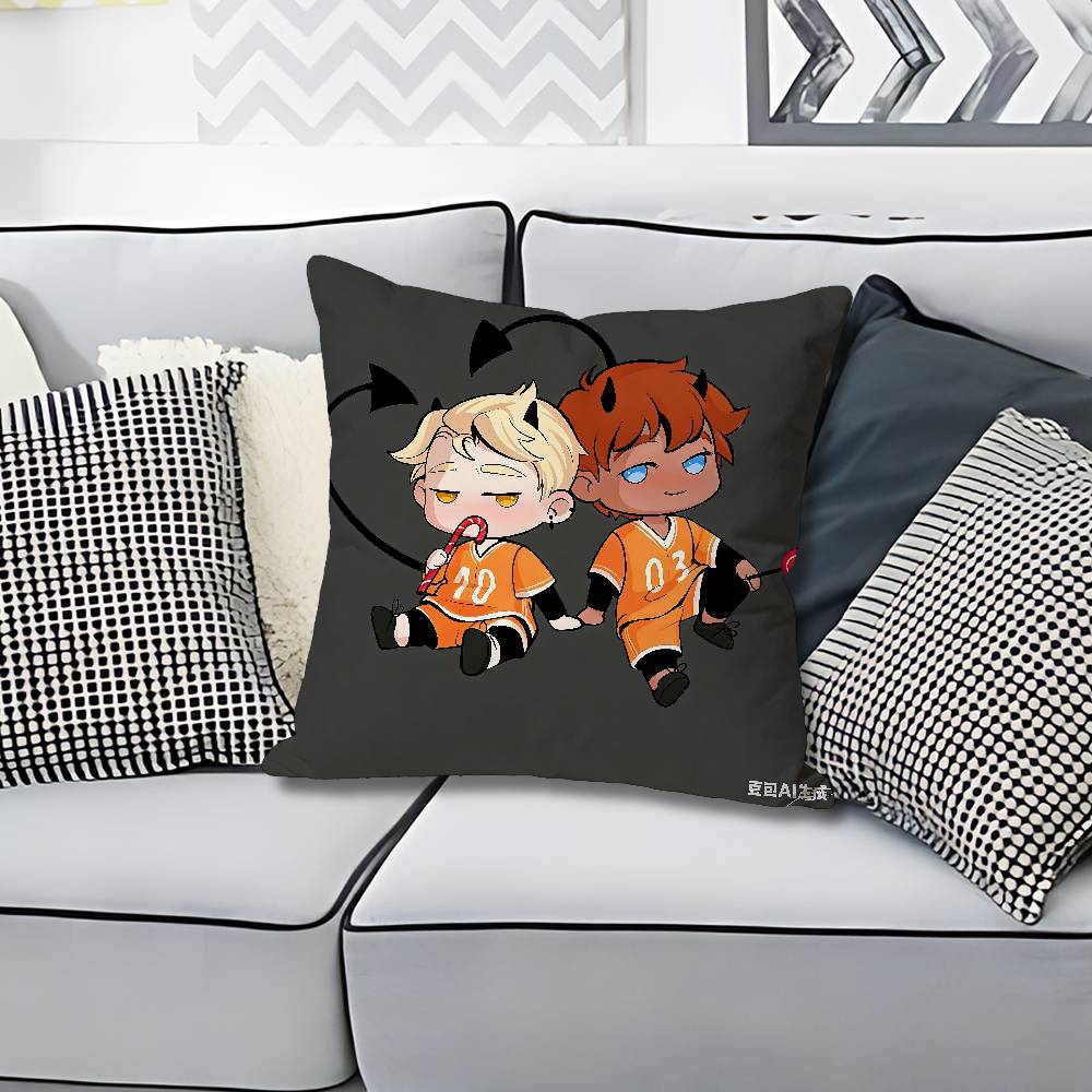 

The FFoxhole CCourt books Anime Celebrity Merchandise AllMatch Printed Pillow Case Sofa Car Office Room Decoration Protector 30x30cm