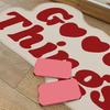 Floor Carpet Anti-fouling Decorative Damp-proof Practical Irregular Thickened Door Mat for Bedroom