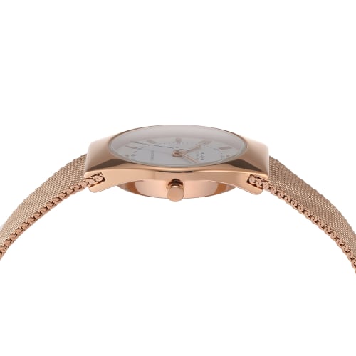 Skagen Grenen Lille Solar Powered Watch SKW3078 Women's Pink Gold