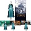 Exquisite Blue Cosplay Dress Set For Elven Princesses Perfect For Fantasy Themed Events And Celebrations