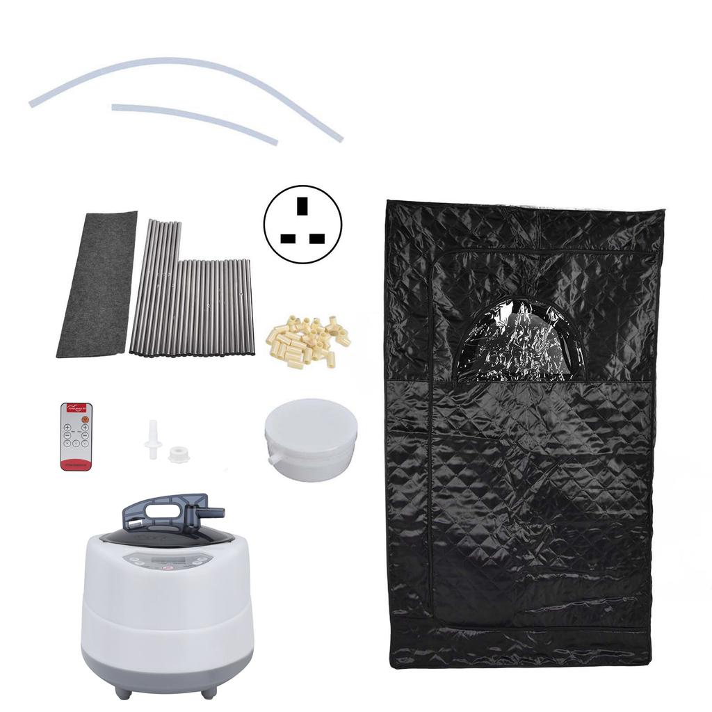 1000W 2.0L Portable Home Steam Sauna Kit Sauna Generator with 1?9 Gears Adjustment 0?99min Time