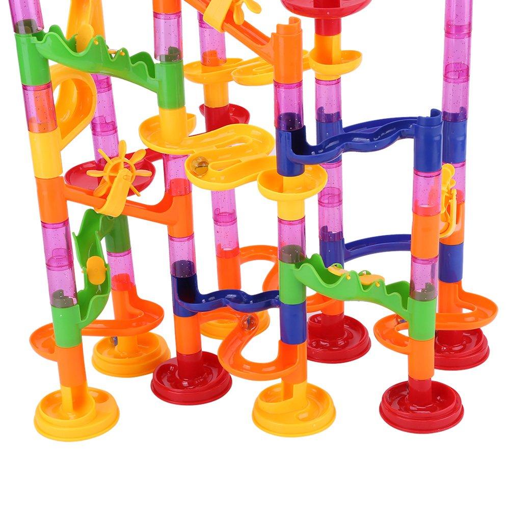 Bead Coaster Slope Looping Educational Toy for and Elementary School Focus and Home Baby Ages 3 and Up 105-Piece Set, Kids, Toddlers, Students, Play,
