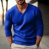 Men's  V-Neck  Self-Cultivation  Pullover  Long Sleeves  Sweater