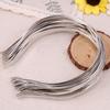 4mm Silver Metal Hair Band Lots for Hair Accessories DIY Craft