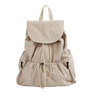 Zaino a Coulisse in Nylon Monocolore per Studenti