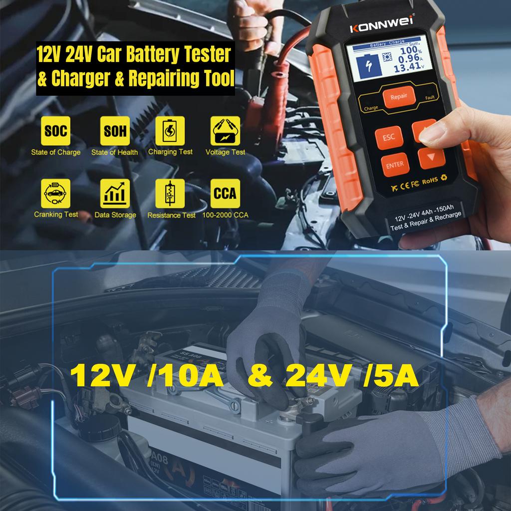 Konnwei KW520 Car Battery Tester