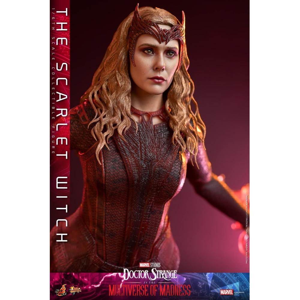 Movie Masterpiece Doctor StrangeMultiverse of Madness Scarlet Witch 16 Scale Figure Red Height Approx. 28cm MMS652