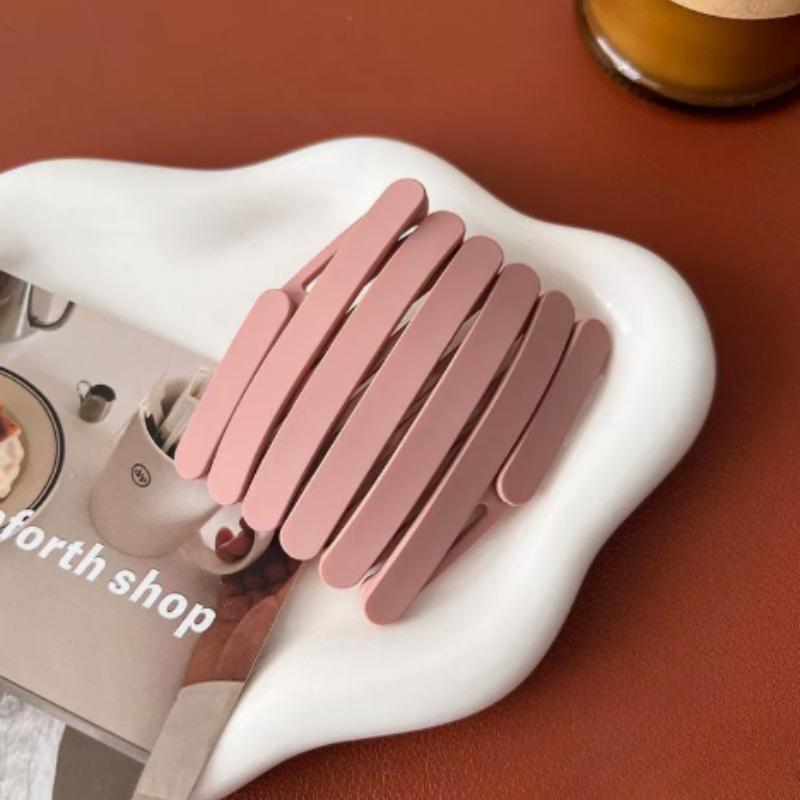 Einfach faltbares Haarband für Damen Unifarbene rutschfeste Haarwasch-Mode-Mädchen-Kopfband Haaraccessoires