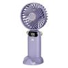 Portable Handheld Mini Fan 6 Speed 90° Foldable Fan LED Digital Display 3600mAh Rechargeable Cooling Fan for Outdoor Travel