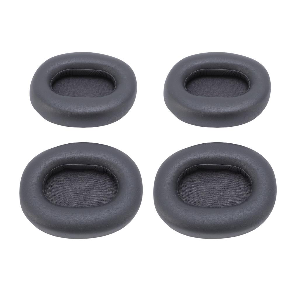 2 Pair Ear Pads Fit for W830NB Headphone Grey Protein Leather Foam Headset Replacement Ear Cushions