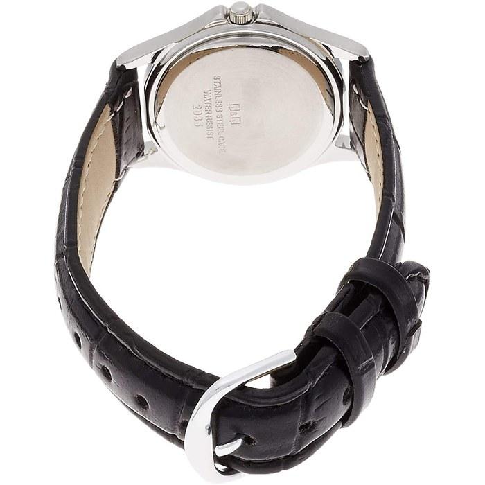 [Citizen Q&Q] Analog Watch Stainless Steel Waterproof Leather Band W379-304 Women's White Black (Leather)