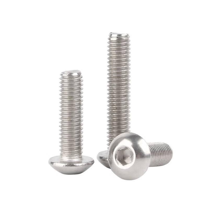 Stainless Steel Hex Socket Flat Round Head Screws