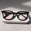 New Sunset Blush Glasses Xiaohongshu Influencer Same Style Ins Plain Face Gradient Anti Blue Light Plain Glasses For Women Daily Fashion Glasses