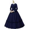 Simplicity Middle Ages Dress With Large Trumpet Sleeves Court Skirt Evening