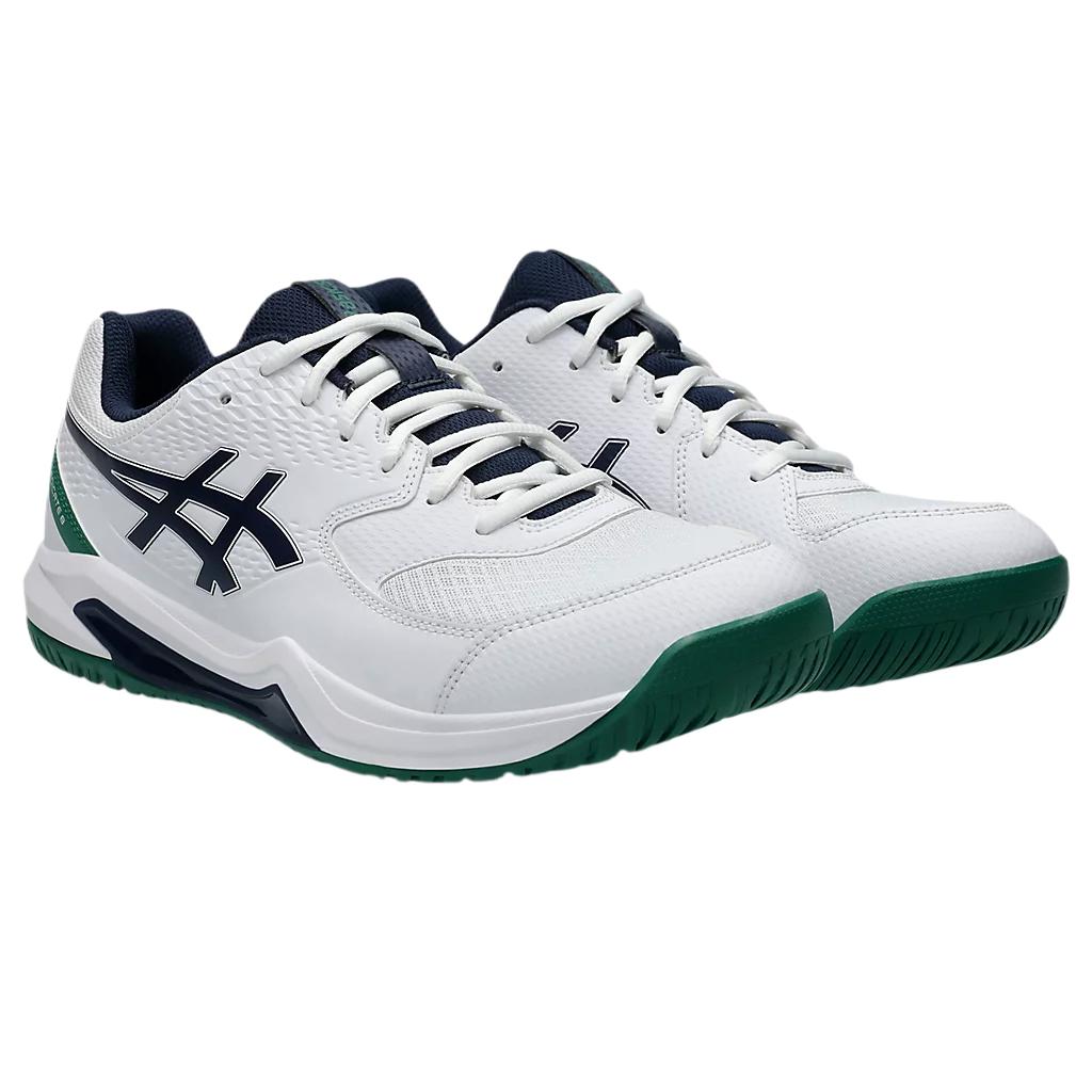 Asics Gel Dedicate 8 Low top Tennis Shoes Men's White Sneakers 1041A410-105