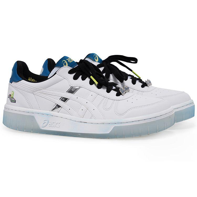 Asics Rick And Morty X  Court Mz Retro Casual Low Top Sneakers Unisex Sneakers White Blue 1203A197-100