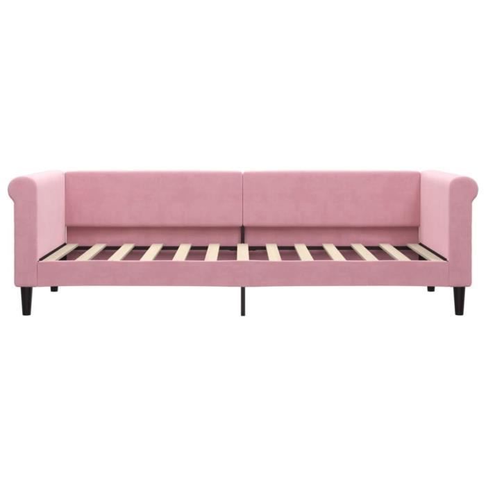 VidaXL Daybed Pink 80x200 Cm Velvet 354240