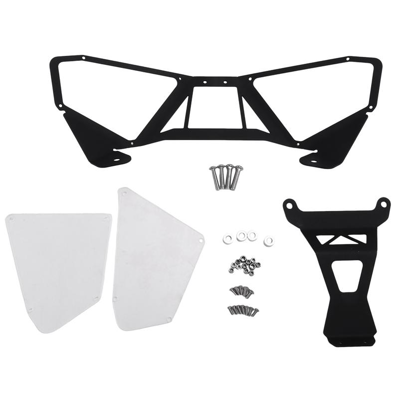 Motorycle Headlight Cover Guard Protector For KOVE 800X Pro Rally Super Adventure Headlamp Protection BlackTransparent