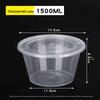 1500ml Round Disposable Food Container with Lid