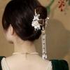 Clip Pearl Pendant Metal Hair Claw Korean Style Hair Clip Flower Hair Clip Women Hair Accessories