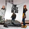 Custom Name The Last of Us Theme Printed Blanket - Perfect for Couch, Bed, Travel & Outdoor Use | Machine Washable, Cozy & Durable.