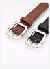 Women's Versatile Genuine Leather Belt - Decorative High-End Fashion Waistband for Casual or Professional Wear