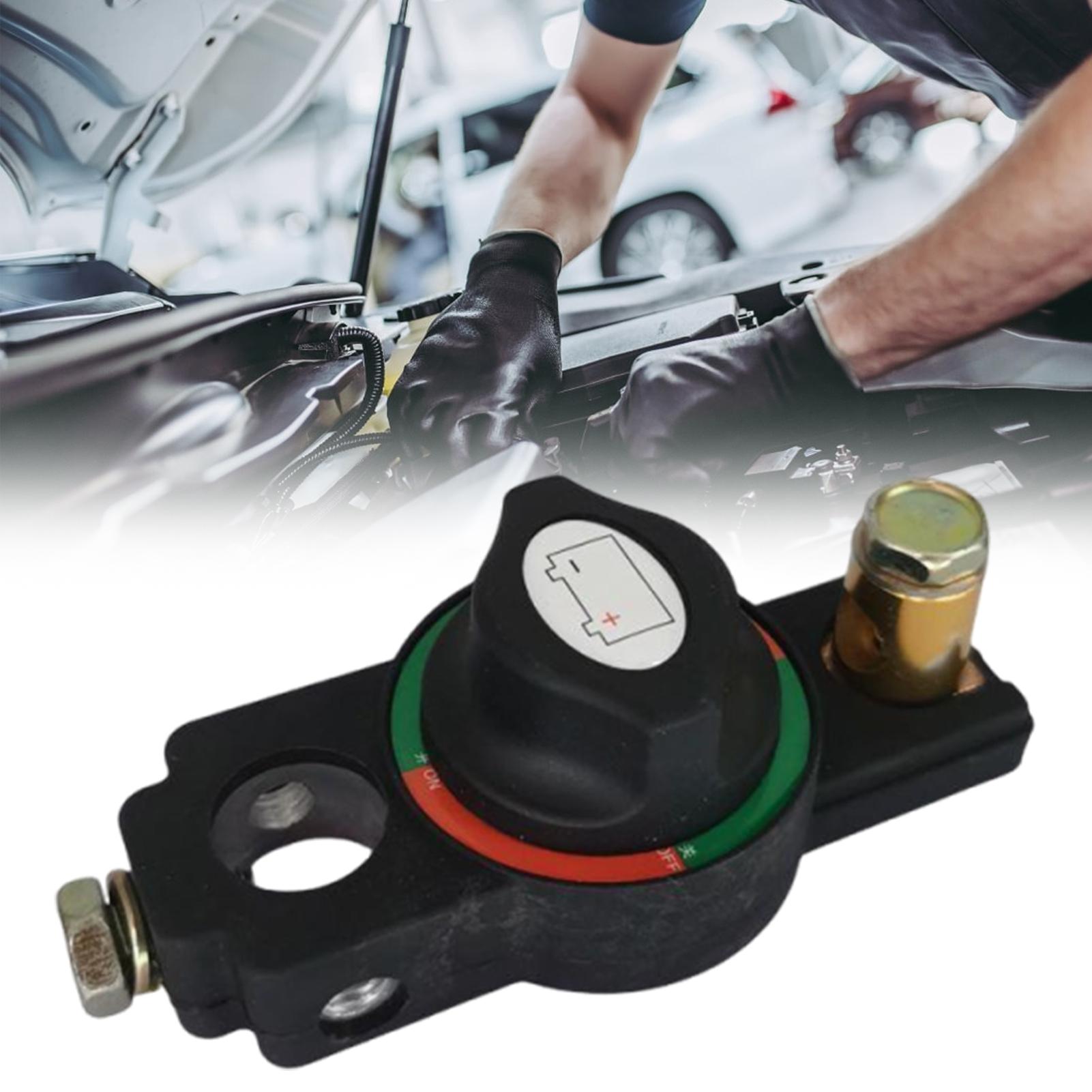 Battery Disconnect Button Battery Terminal Button Heavy Duty Car Parts For 12V/24V System Vehicle Truck Boat Marine Prevention CHINA