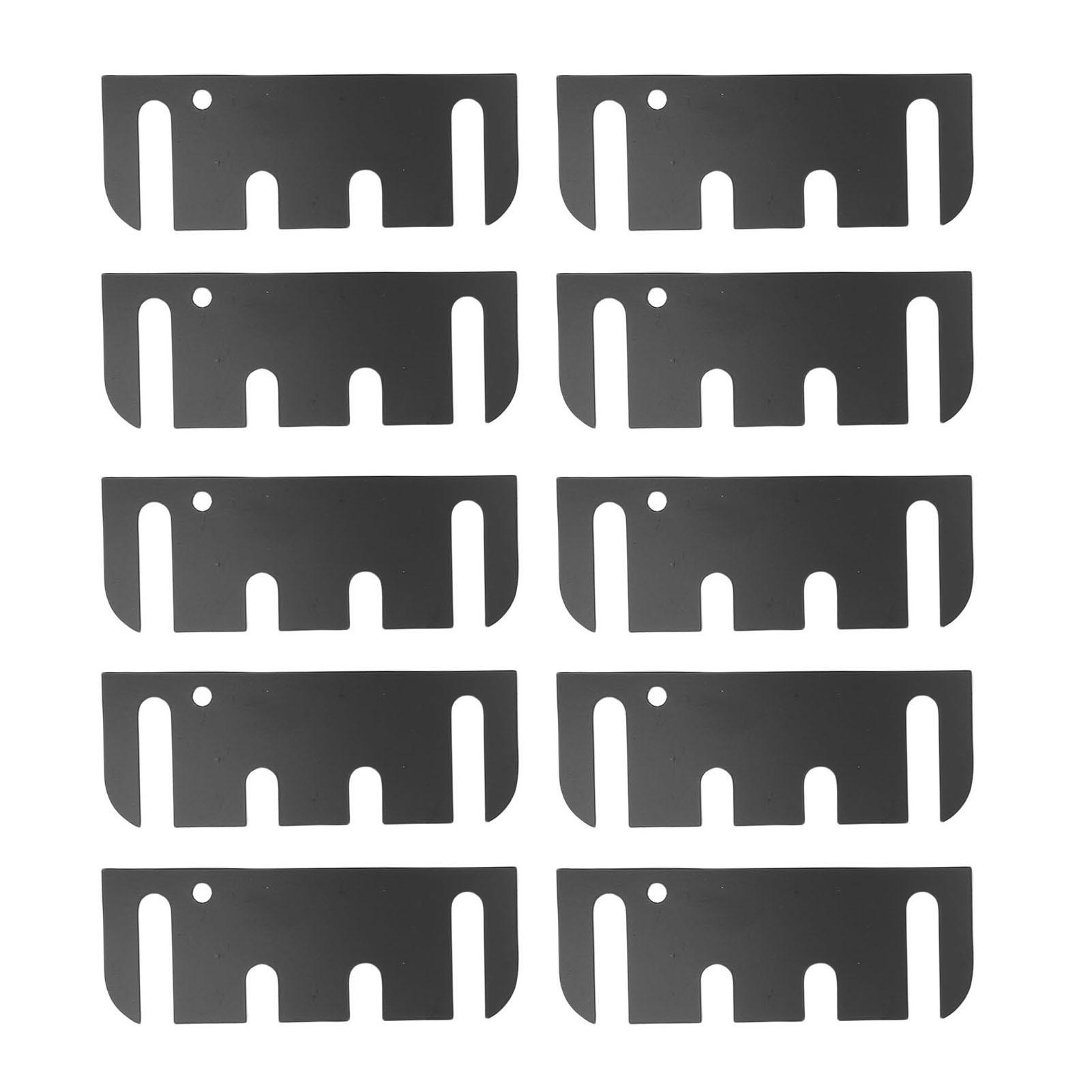 

10pcs Door Hinge Shims Stainless Steel Door Hinge Spacers with Coated Finish for Door Alignment Filling s