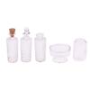 1:12 Dollhouse Miniature Glass Vase Dessert Cup Wine Bottle Wishing Bottle W/Corked Home Decor Toy Doll House Accessories