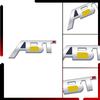 Metal Car Body ABT Sportsline Grille Emblem Badge 3D Sticker Tail Decals For Seat S3 S4 S5 S6 Q3 Q5 Q7 Golf MK 2 3 4 5 6 7
