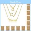 Mode Stjärnbild Djurkrets Accessoarer Halsband Kedja Set Dam Smycken Gåva