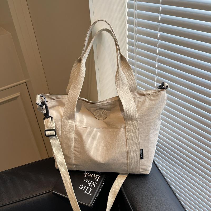Casual cloth bag women's 2025 new shoulder bag large-capacity class tote bag messenger bag