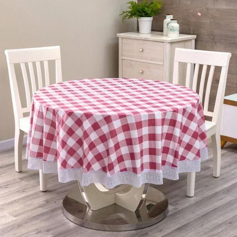 Pastoral Style Thick PVC Plastic Pad Household Waterproof Scald Oil Resistant Tablecloth Dining Table Insulation Mat