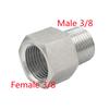 1 pezzo Acciaio Inossidabile SS304 Raccordo Tubo Resistente ad Alta Pressione M10 M14 M16 1/8" 1/4" 3/8" 1/2" BSP Filettatura Maschio Femmina