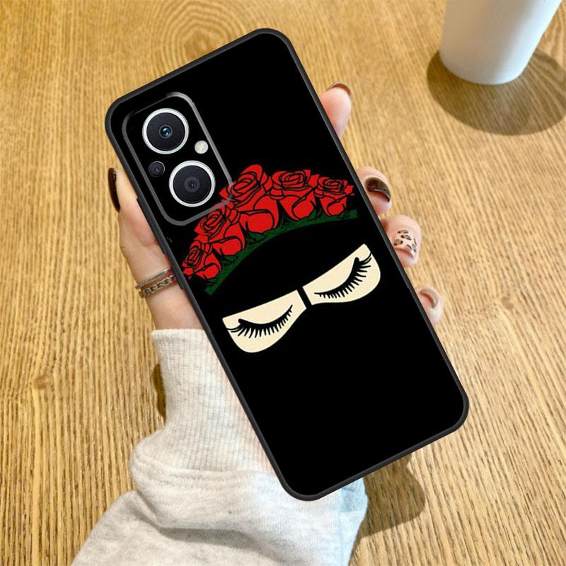 

Arabic Muslim Islamic Girl Eyes Funda For OPPO Reno 13 F 14F 12F 11F 8T 7 8 Lite 10 11 12 14 OPPO Find X5 X6 X8 X9 Pro Case OPPO Reno14 Pro