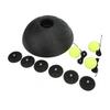 Tennis Trainer Rebounder Tennis Ball Base with Long Rope Tennis Practice Trainer Set for Single Tennis Player