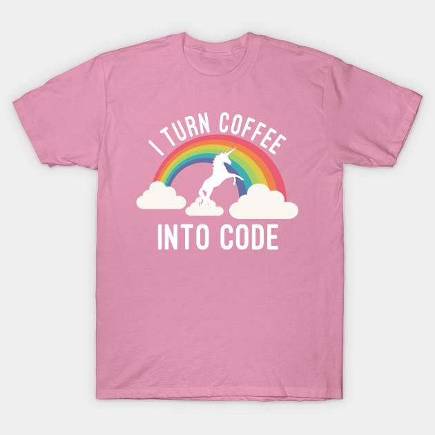 T Shirt Women I Turn Coffee Into Code Harajuku Print Kawaii Tshirt Summer Short Sleeve Female T-Shirt Top Tee