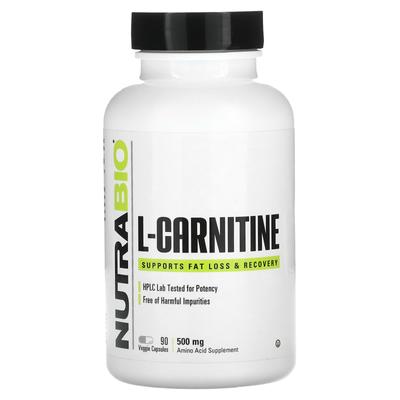 L-karnitin, 500 mg, 90 vegetariánských kapslí