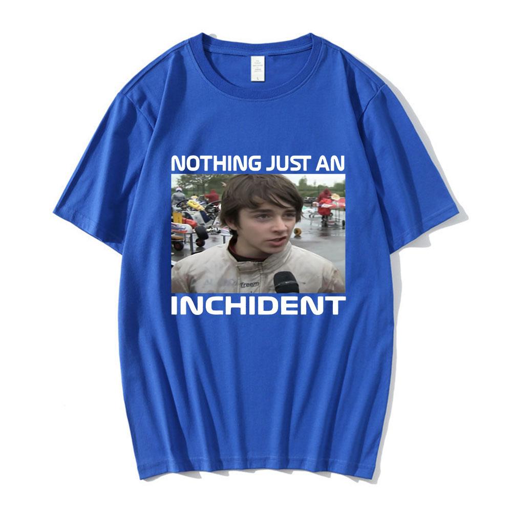Customization Charles Leclerc Nothing Just An Inchident Interview T Shirt Unisex Vintage Oversized Short Sleeve Tee Shirt Casual Co