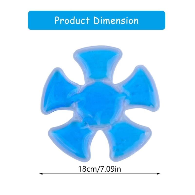 PVC Gel Ice Pack Adjustable Cooling Pad Cooling Hat Liners Cycling Helmets Ice Pack for Helmets & Hats Keep Cools