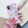 Flowers Funda For iphone X XS MAX XR Capa iphoneX XSMAX Phone Case Soft Silicone Cute Cat Bear Back Cover For iphoneXR Bumper