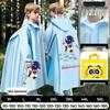 Children's Extended Raincoat with Schoolbag Slot