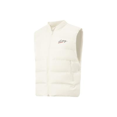 Stand Collar Letter Down Vest Women Vest AMRV040-1