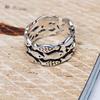 Creative Lovely Fish Silver Plated Opening Finger Ring Women's Jewelry Gift