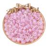 10pcs/Pack Mixed Color Resin Flat Round Beads Spacer Loose Charms Beads for DIY Bracelet Necklace Jewelry Making Accessories